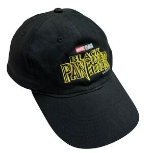 Apollo Marvel Studios Black Panther Hat Black Gold Embroidered Missing Fastener